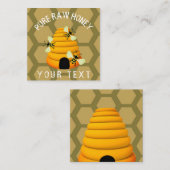 Reiner Honig Quadratische Visitenkarte (Vorne/Hinten)