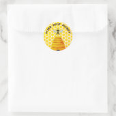 Reiner Honig Runder Aufkleber (Tasche)