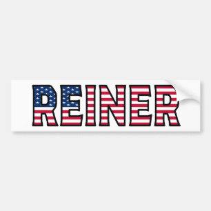 Reiner Name Vorname USA Aufkleber Sticker Auto Autoaufkleber