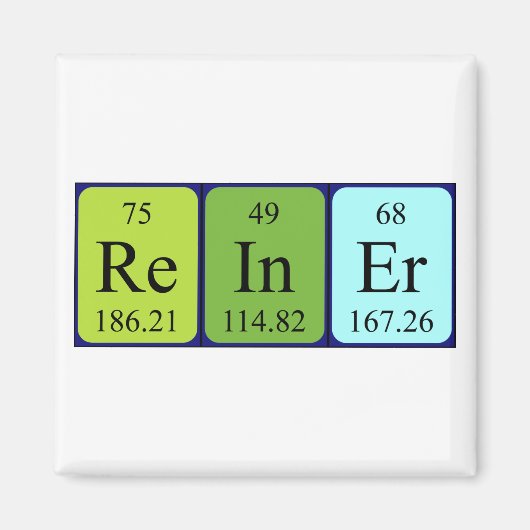 Reiner Periodenmagnetmagnet Magnet (Vorne)