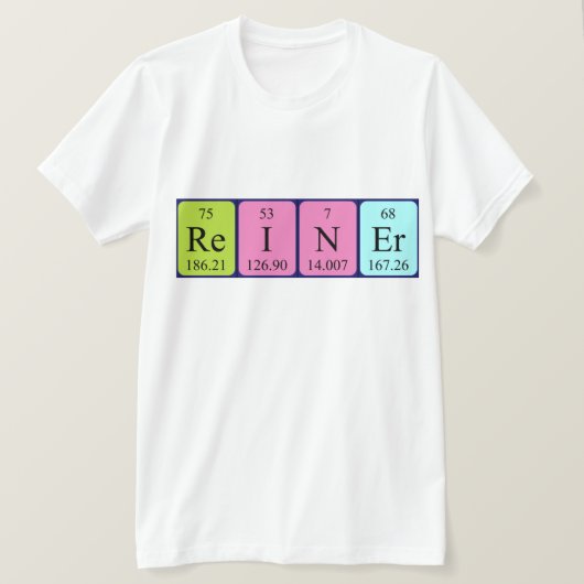 Reiner Periodenname Shirt (Design vorne)