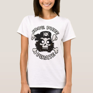 Reiner Piraten-Damen-Behälter T-Shirt