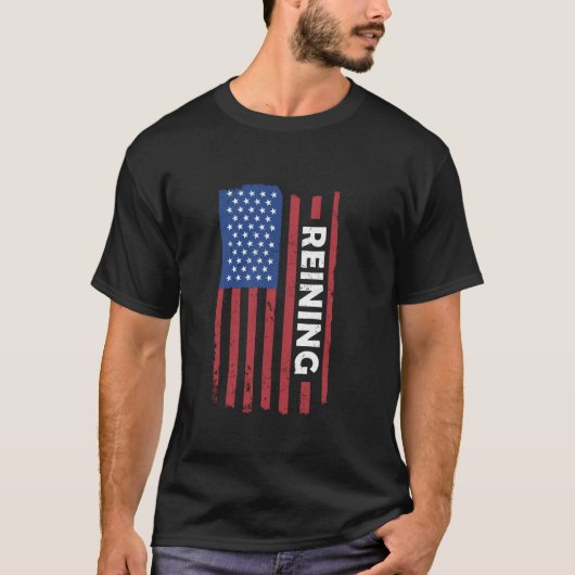 Reiner Us Flag Reining T-Shirt (Vorderseite)