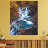 Reiner Wasserfall Stream Fantasy Landschaft Leinwanddruck (Insitu (Wohnzimmer))