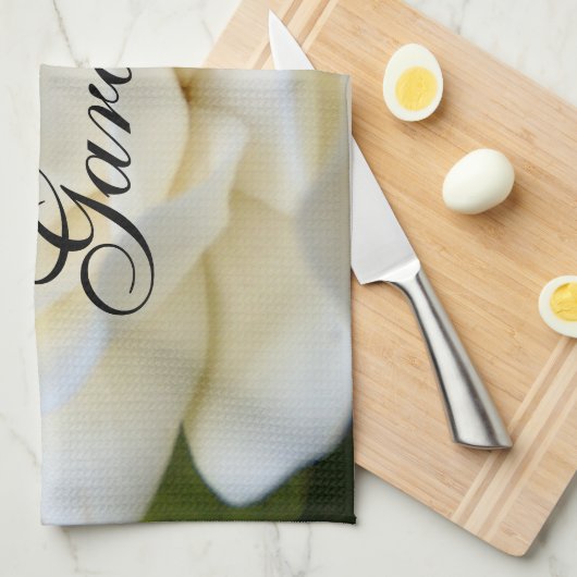 Reiner weißer Gardenia 2 Handtuch (Viertel Falte)