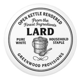 Reiner Weißer Schmalz Vintage-Typografie Keramikkn Keramikknauf