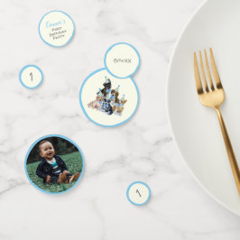 Reiner Welpe | Dekoration des Fotos von Hunden Blu Konfetti