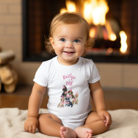 Reiner Welpe | Girls Pink Erstgeburt Party Geschen