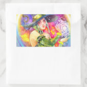 Reiner Zauber Rechteckiger Aufkleber (Tasche)