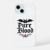 Reines Blut Gothisches Fledermaus-Design | Dunkler