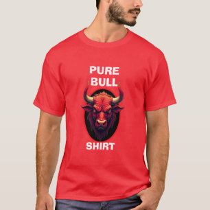 Reines Bull-Shirt vintage Klassiker Neuheit T-Shirt