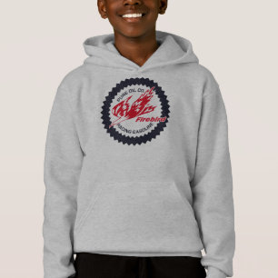 Reines Firebird-Rennbenzin-Vintage-Schild Hoodie
