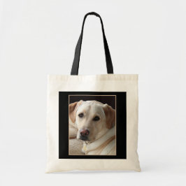 Reines gezüchtetes Labrador-HundeFoto auf Tasche