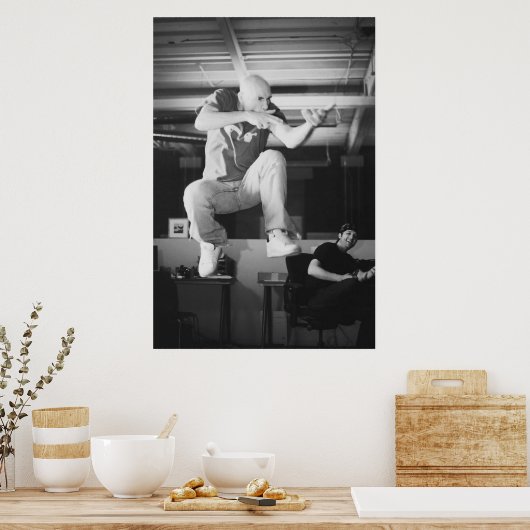 Reines Glas Poster (Küche)