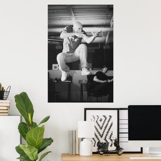 Reines Glas Poster (Heimbüro)