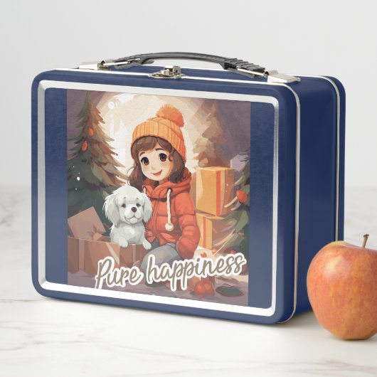 reines Glück Metall Brotdose (Beispiel)