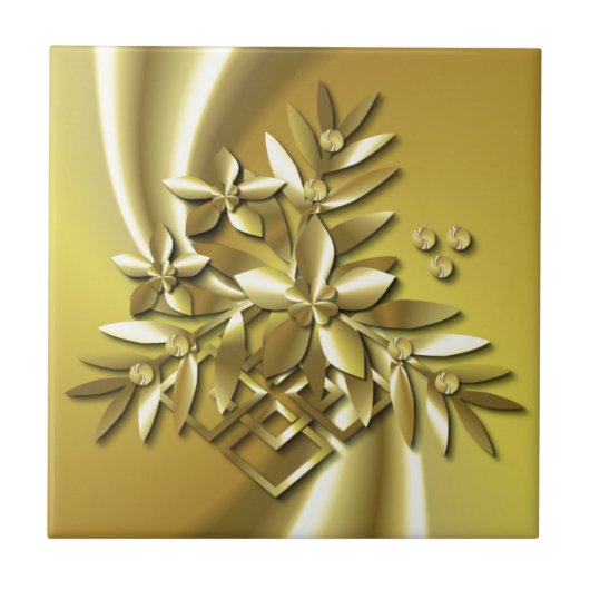 Reines Gold Fliese (Vorderseite)