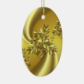 Reines Gold Keramikornament (Rechts)