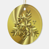 Reines Gold Keramikornament (Links)