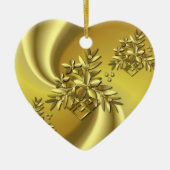 Reines Gold Keramikornament (Vorne)