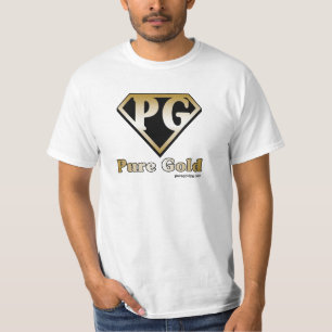 Reines Gold mit Text T-Shirt