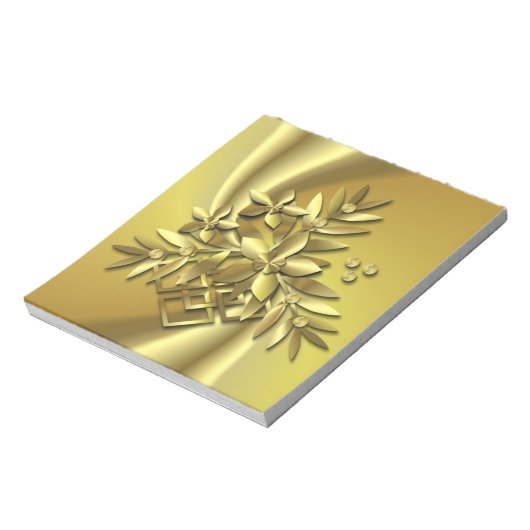 Reines Gold Notizblock (Rotiert)