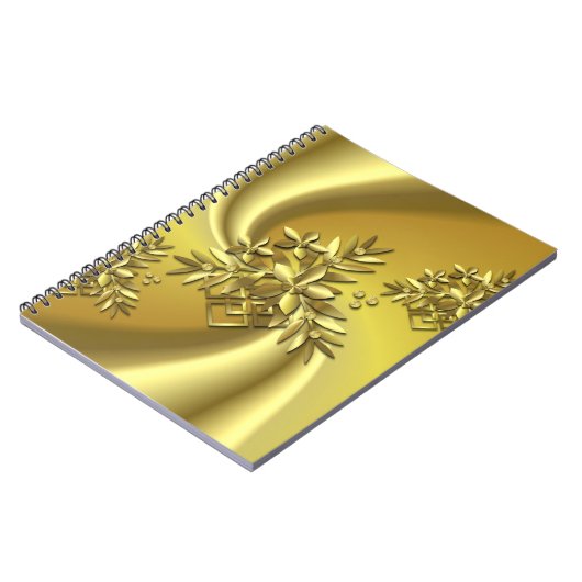 Reines Gold Notizblock (Linke Seite)