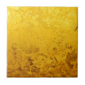 REINES GOLDmuster/Goldblatt Fliese (Vorderseite)