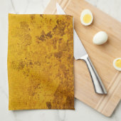 REINES GOLDmuster/Goldblatt Handtuch (Viertel Falte)