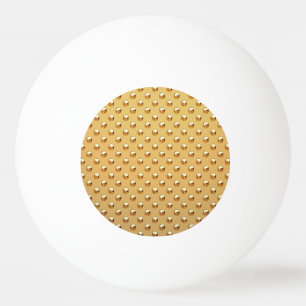 REINES GOLDmuster/goldene Perlen Tischtennisball