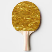 REINES GOLDmuster/Goldfolie Tischtennis Schläger (Rückseite)