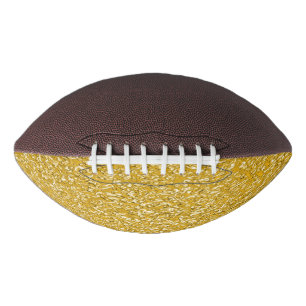 REINES GOLDSpritzer-Muster + Ihr Text/Foto Football