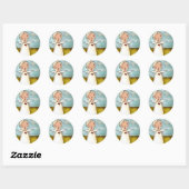 Reines Herz - Engel Stickers (Blatt)