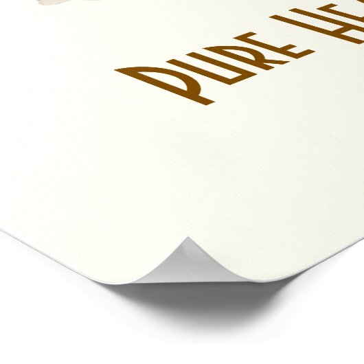 Reines Herz, helles Licht Poster (Ecke)