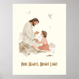Reines Herz, helles Licht Poster