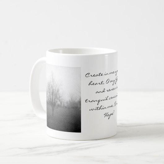 Reines Herz Kaffeetasse (Vorderseite Links)