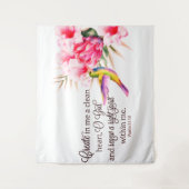 Reines Herz Wandteppich (Vorderseite)