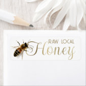 Reines Honig aus der Region mit lebensgroßen Honig (Insitu)