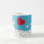 Reines Impossimals® - Feldlerchen-Blau Kaffeetasse (Mittel)