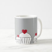 Reines Impossimals® - großes Grau Kaffeetasse (VorderseiteRechts)