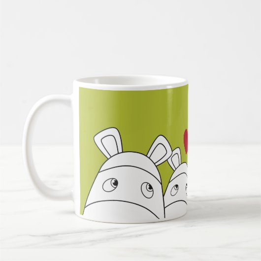 Reines Impossimals® - herrliches Grün Kaffeetasse (Links)