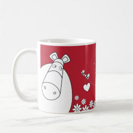 Reines Impossimals® - romantisches Rot Kaffeetasse