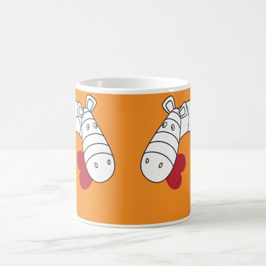 Reines Impossimals® - Squishy Orange Kaffeetasse (Mittel)