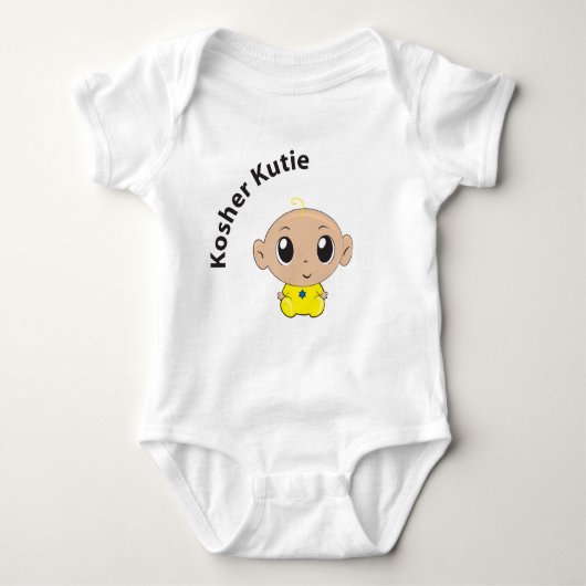 Reines Kutie Onsie Baby Strampler (Vorderseite)