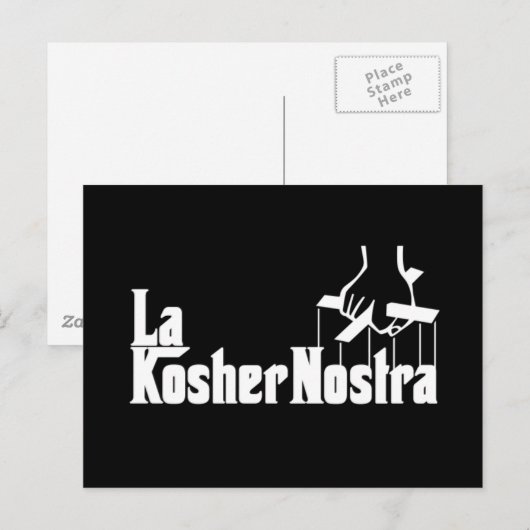 Reines Nostra Postkarte (Vorne/Hinten)