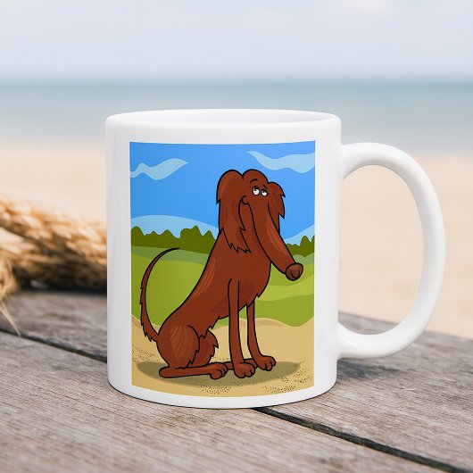 Reines Rasse-Irish-Setter-Hund-Kaffeetasse Kaffeetasse