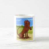 Reines Rasse-Irish-Setter-Hund-Kaffeetasse Kaffeetasse (Mittel)