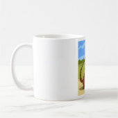 Reines Rasse-Irish-Setter-Hund-Kaffeetasse Kaffeetasse (Links)