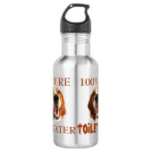 Reines Toilettenwasser Edelstahlflasche (Vorderseite)
