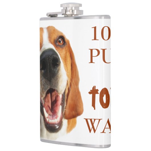 Reines Toilettenwasser Flachmann (Links)